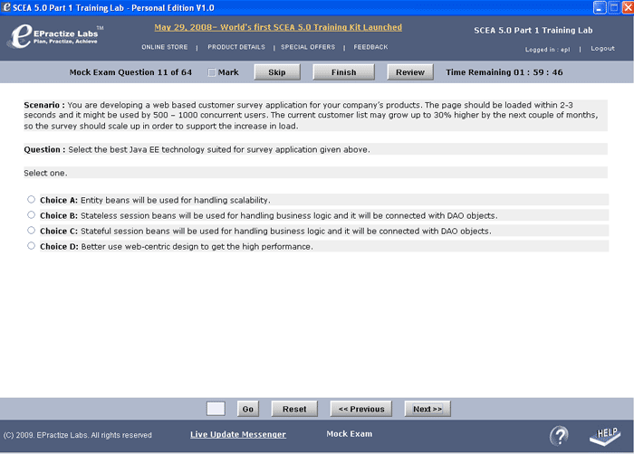 Screenshot of Upgrade to Java SE 7 OCP Certification Training Lab 1.0