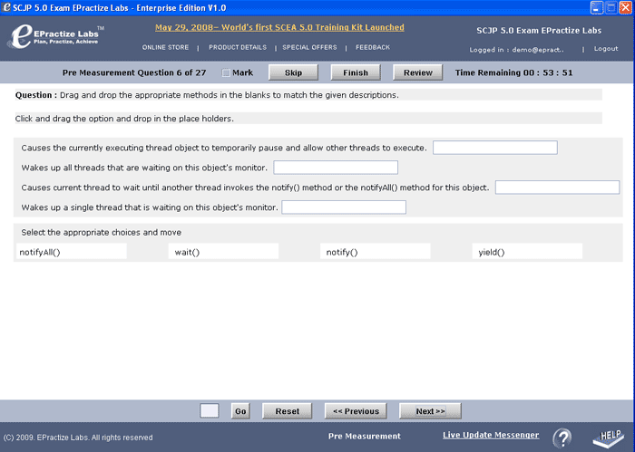 Screenshot of SCMAD 1 Certification Training Lab