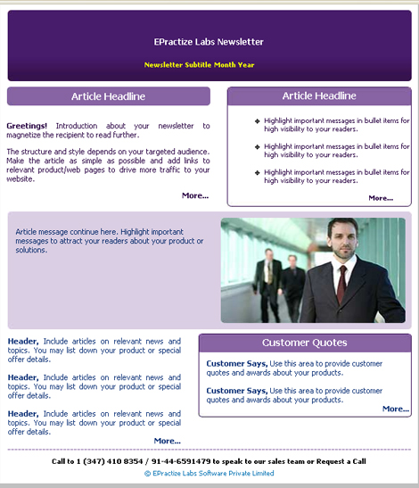 Newsletter | Newsletters | Newsletter Templates | Templates