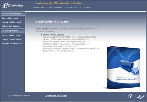 Email Spider Software 2.0