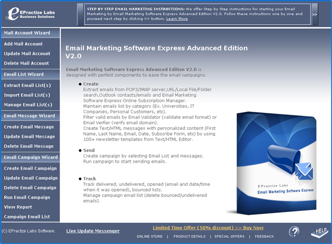 Email Marketing Software Express V-2.0