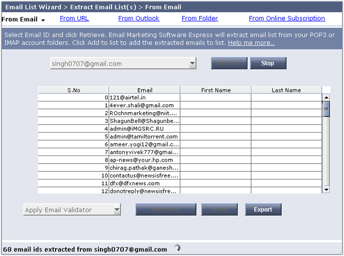 Extract Email ID from your Email