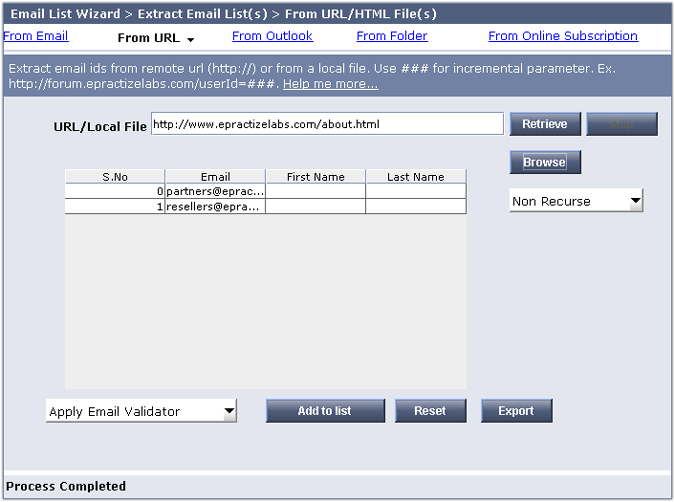 Extract Email ID from URL