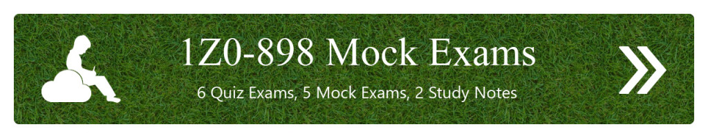 MyExamCloud 1Z0-898 Mock Exams