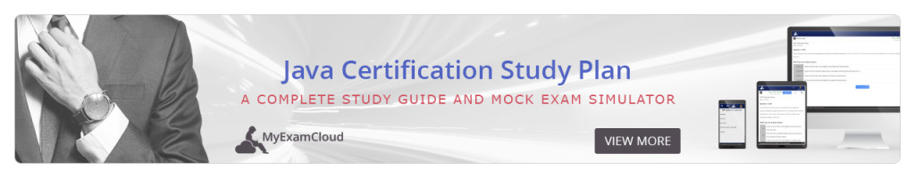 java certification study guide practice exams